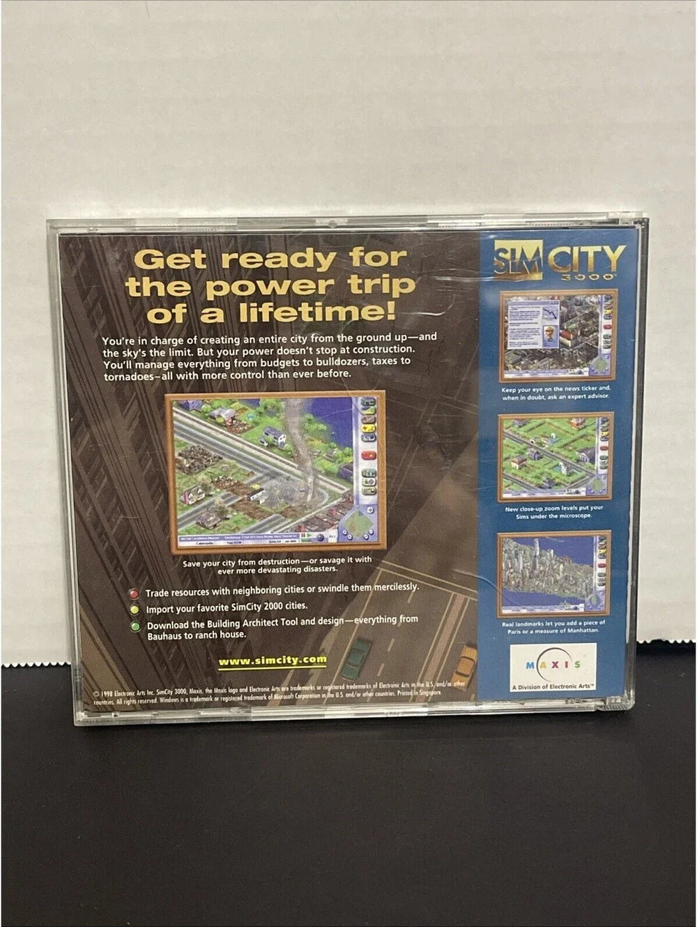 Sim City 3000 PC Game Mint Create Your Own Urban Empire
